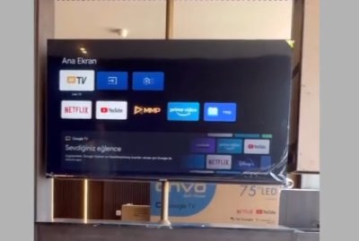 Boru Tipi TV Lift Mekanizması | 330° Döner ve Dikey Hareketli Uzaktan Ku